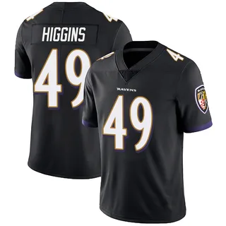 Jay Higgins Baltimore Ravens Youth Limited Alternate Vapor Untouchable Nike Jersey - Black