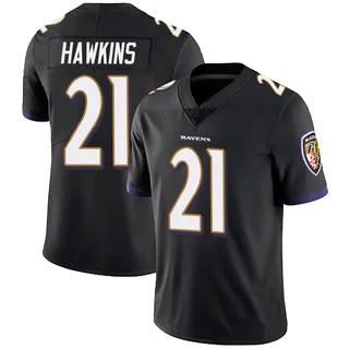 Jaylinn Hawkins Baltimore Ravens Men's Limited Alternate Vapor Untouchable Nike Jersey - Black