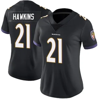 Jaylinn Hawkins Baltimore Ravens Women's Limited Alternate Vapor Untouchable Nike Jersey - Black