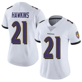 Jaylinn Hawkins Baltimore Ravens Women's Limited Vapor Untouchable Nike Jersey - White