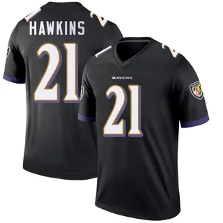 Jaylinn Hawkins Baltimore Ravens Youth Legend Nike Jersey - Black