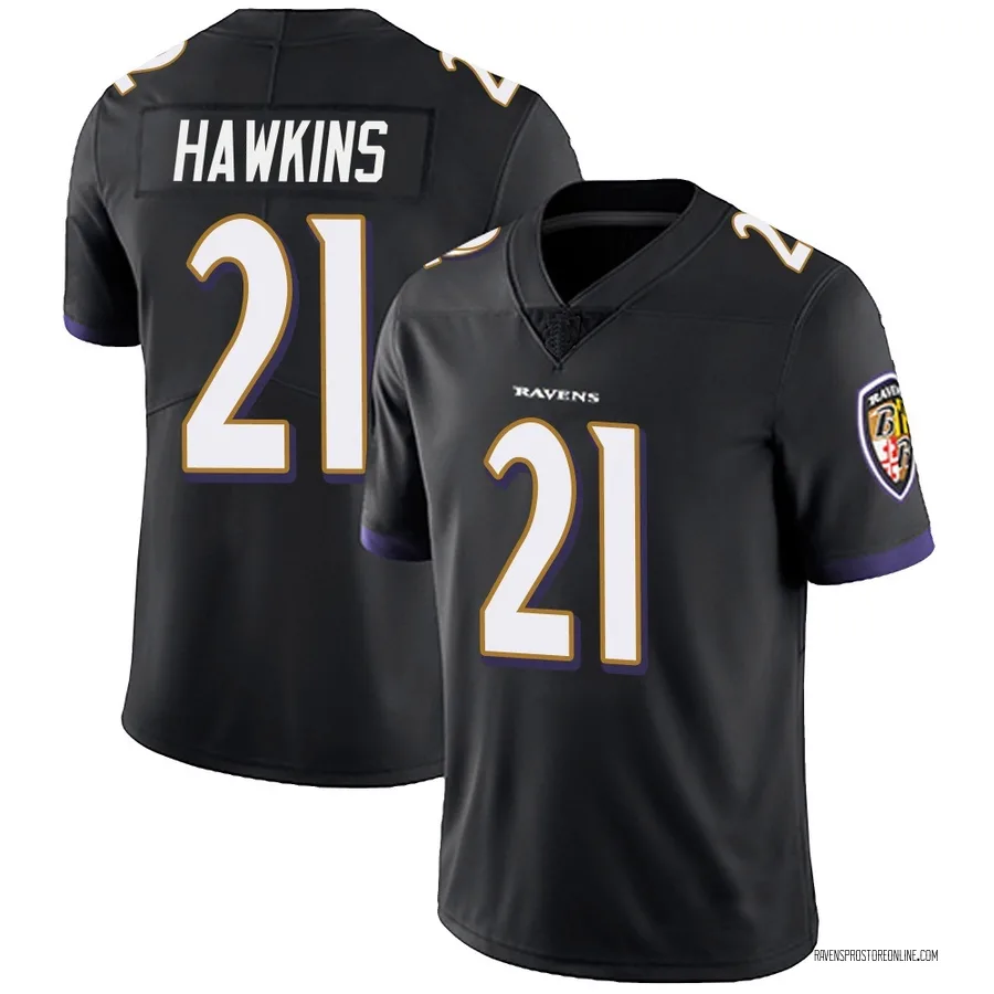 Jaylinn Hawkins Baltimore Ravens Youth Limited Alternate Vapor Untouchable Nike Jersey - Black