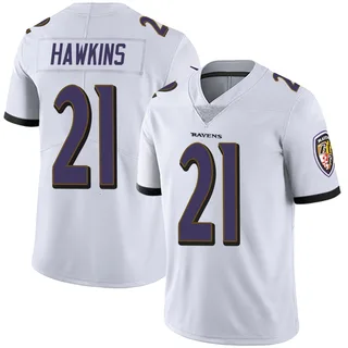 Jaylinn Hawkins Baltimore Ravens Youth Limited Vapor Untouchable Nike Jersey - White