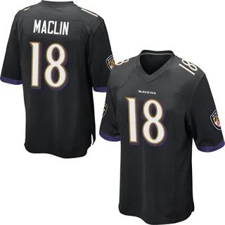 Jeremy Maclin Baltimore Ravens Men's Game Nike Jersey - Black