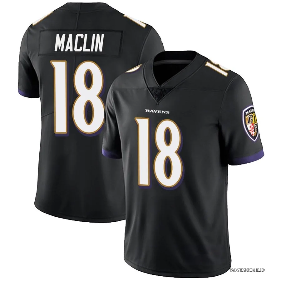 Jeremy Maclin Baltimore Ravens Men's Limited Alternate Vapor Untouchable Nike Jersey - Black