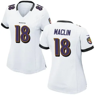 Jeremy Maclin Baltimore Ravens Women's Game Nike Jersey - White