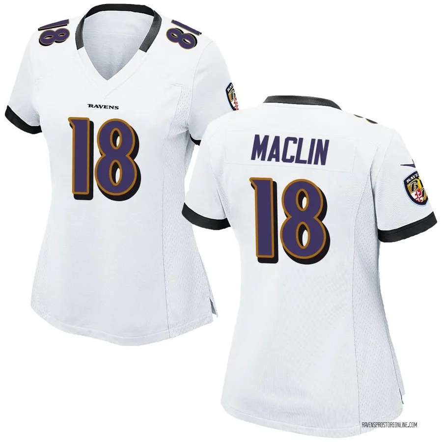 Jeremy Maclin Baltimore Ravens Women's Game Nike Jersey - White