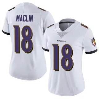 Jeremy Maclin Baltimore Ravens Women's Limited Vapor Untouchable Nike Jersey - White