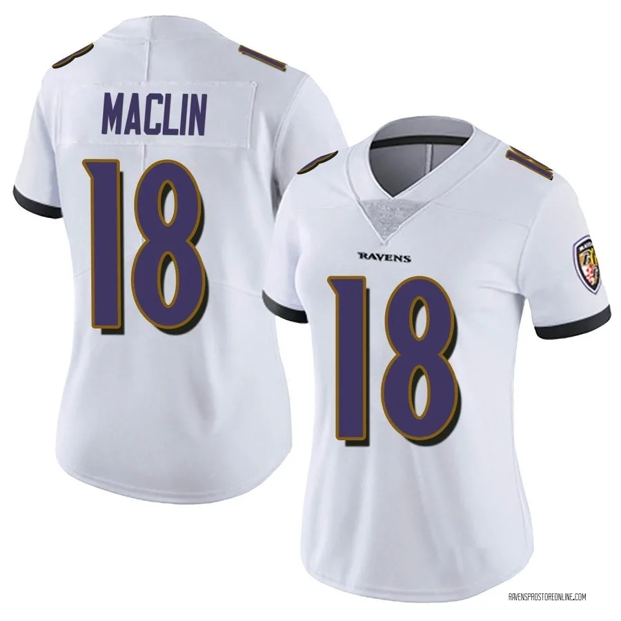Jeremy Maclin Baltimore Ravens Women's Limited Vapor Untouchable Nike Jersey - White
