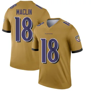 Jeremy Maclin Baltimore Ravens Youth Legend Inverted Nike Jersey - Gold