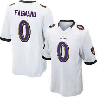 Joe Fagnano Baltimore Ravens Men's Game Nike Jersey - White
