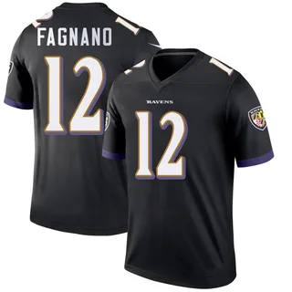 Joe Fagnano Baltimore Ravens Men's Legend Nike Jersey - Black