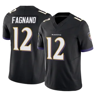 Joe Fagnano Baltimore Ravens Men's Limited Vapor F.U.S.E. Nike Jersey - Black