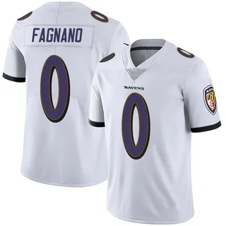 Joe Fagnano Baltimore Ravens Men's Limited Vapor Untouchable Nike Jersey - White