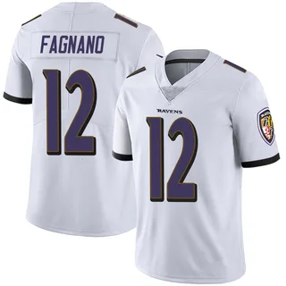 Joe Fagnano Baltimore Ravens Men's Limited Vapor Untouchable Nike Jersey - White