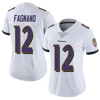 Joe Fagnano Baltimore Ravens Women's Limited Vapor Untouchable Nike Jersey - White