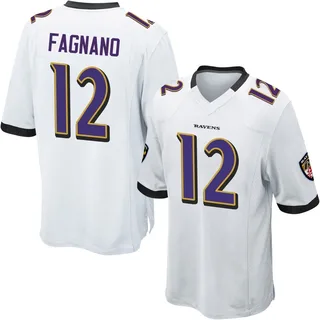 Joe Fagnano Baltimore Ravens Youth Game Nike Jersey - White
