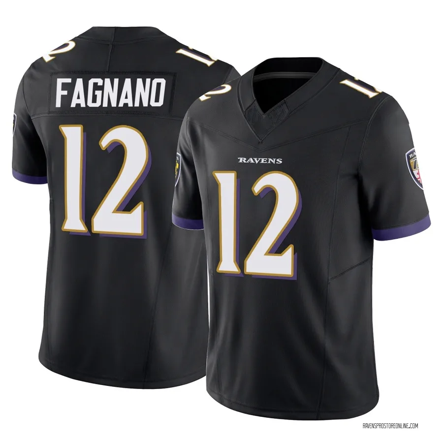 Joe Fagnano Baltimore Ravens Youth Limited Vapor F.U.S.E. Nike Jersey - Black