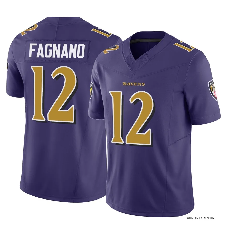 Joe Fagnano Baltimore Ravens Youth Limited Vapor F.U.S.E. Nike Jersey - Purple
