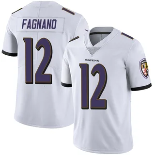 Joe Fagnano Baltimore Ravens Youth Limited Vapor Untouchable Nike Jersey - White