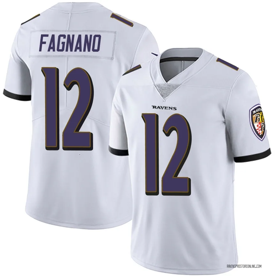 Joe Fagnano Baltimore Ravens Youth Limited Vapor Untouchable Nike Jersey - White