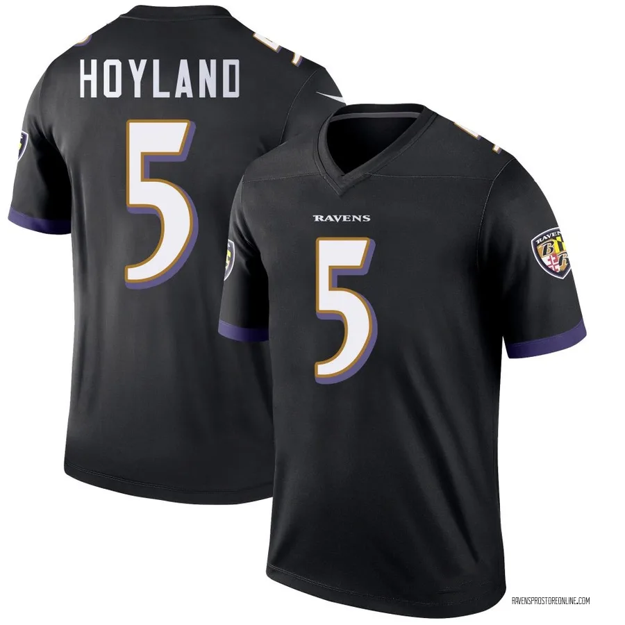 John Hoyland Baltimore Ravens Men's Legend Nike Jersey - Black