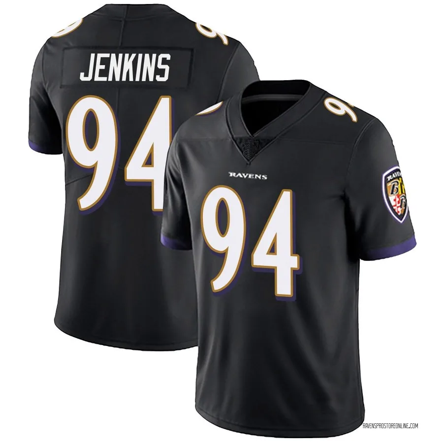John Jenkins Baltimore Ravens Youth Limited Alternate Vapor Untouchable Nike Jersey - Black