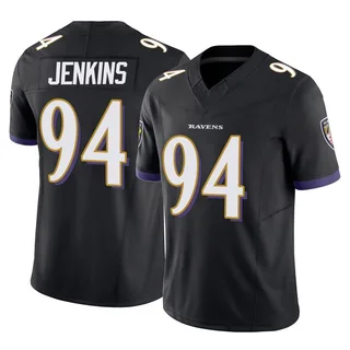 John Jenkins Baltimore Ravens Youth Limited Vapor F.U.S.E. Nike Jersey - Black