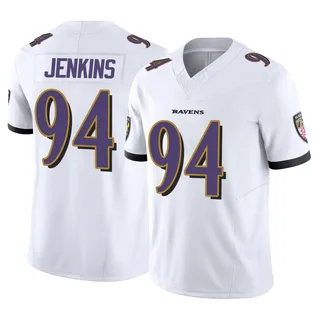 John Jenkins Baltimore Ravens Youth Limited Vapor F.U.S.E. Nike Jersey - White