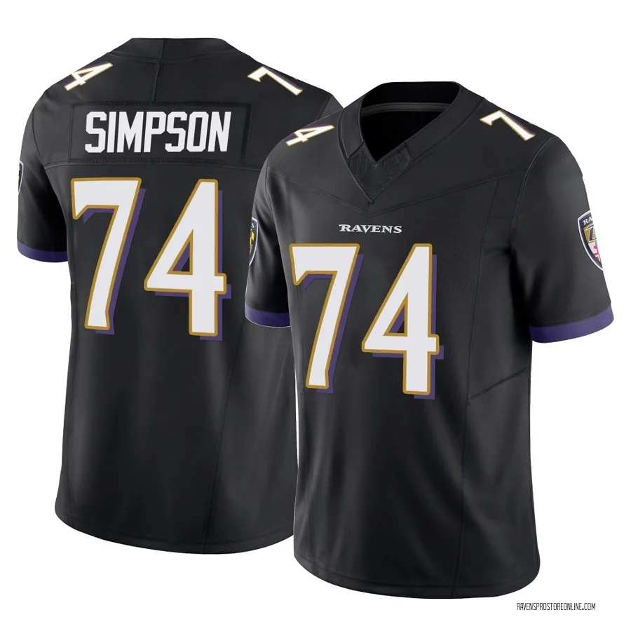 John Simpson Baltimore Ravens Youth Limited Vapor F.U.S.E. Nike Jersey - Black
