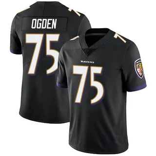 Jonathan Ogden Baltimore Ravens Men's Limited Alternate Vapor Untouchable Nike Jersey - Black