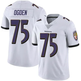 Jonathan Ogden Baltimore Ravens Men's Limited Vapor Untouchable Nike Jersey - White