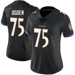 Jonathan Ogden Baltimore Ravens Women's Limited Alternate Vapor Untouchable Nike Jersey - Black