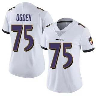 Jonathan Ogden Baltimore Ravens Women's Limited Vapor Untouchable Nike Jersey - White
