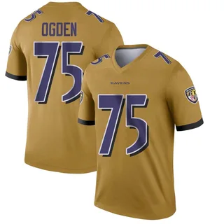 Jonathan Ogden Baltimore Ravens Youth Legend Inverted Nike Jersey - Gold