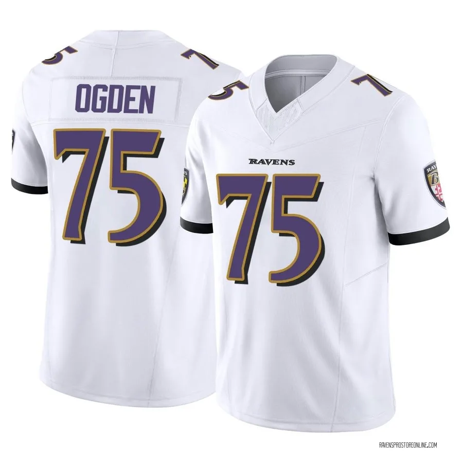 Jonathan Ogden Baltimore Ravens Youth Limited Vapor F.U.S.E. Nike Jersey - White
