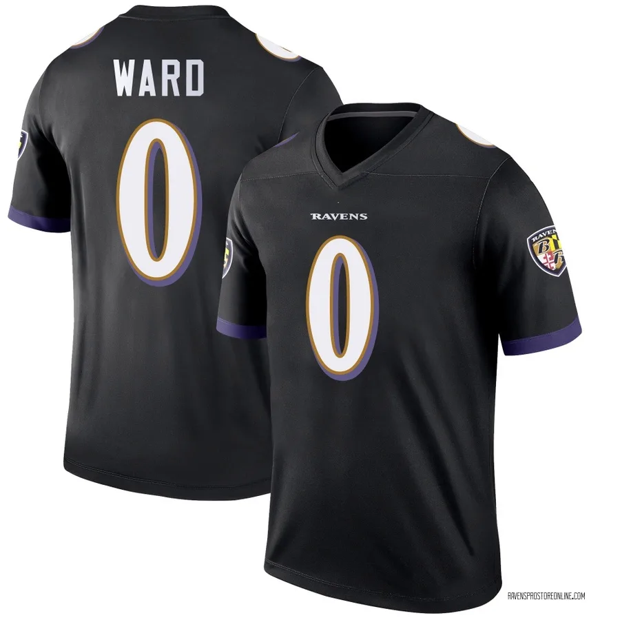 Jonathan Ward Baltimore Ravens Youth Legend Nike Jersey - Black