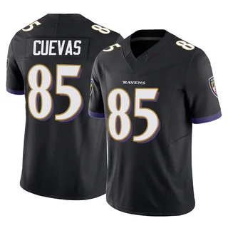 Josh Cuevas Baltimore Ravens Men's Limited Vapor F.U.S.E. Nike Jersey - Black