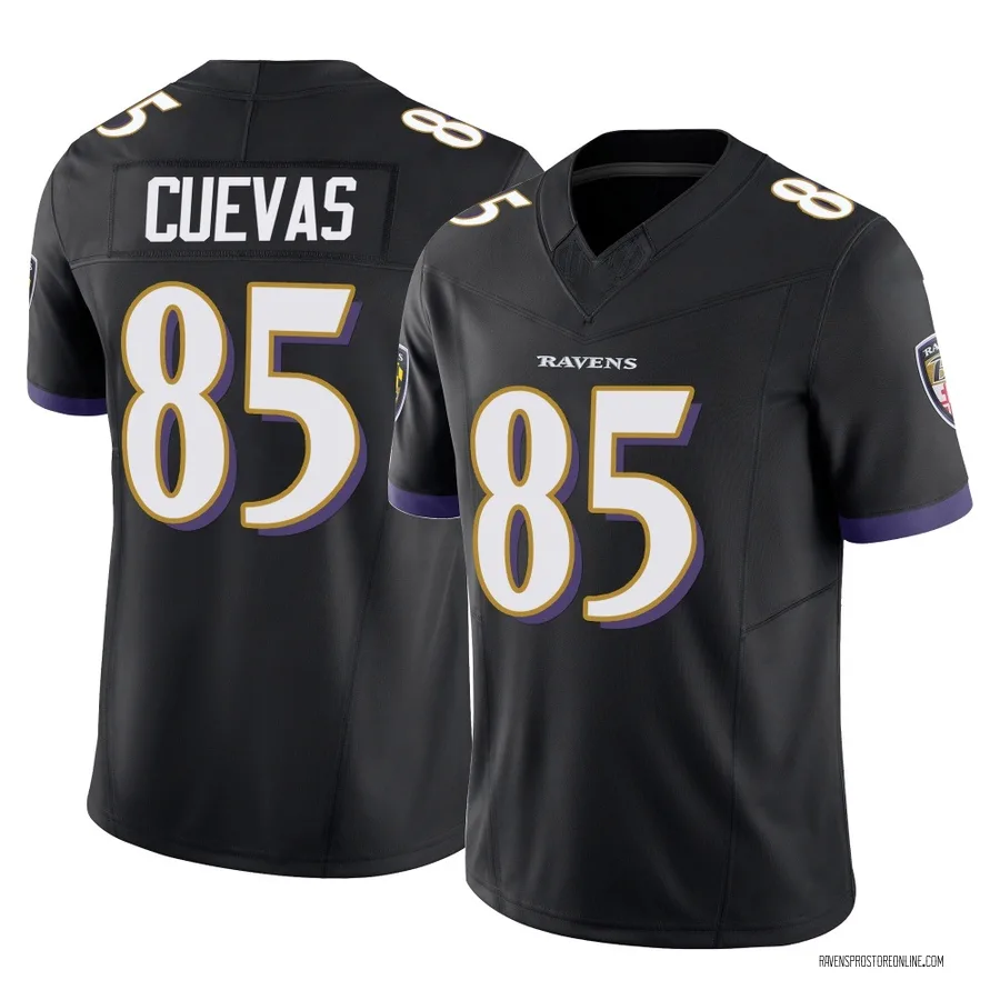 Josh Cuevas Baltimore Ravens Men's Limited Vapor F.U.S.E. Nike Jersey - Black