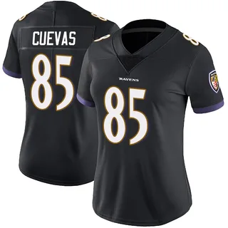 Josh Cuevas Baltimore Ravens Women's Limited Alternate Vapor Untouchable Nike Jersey - Black