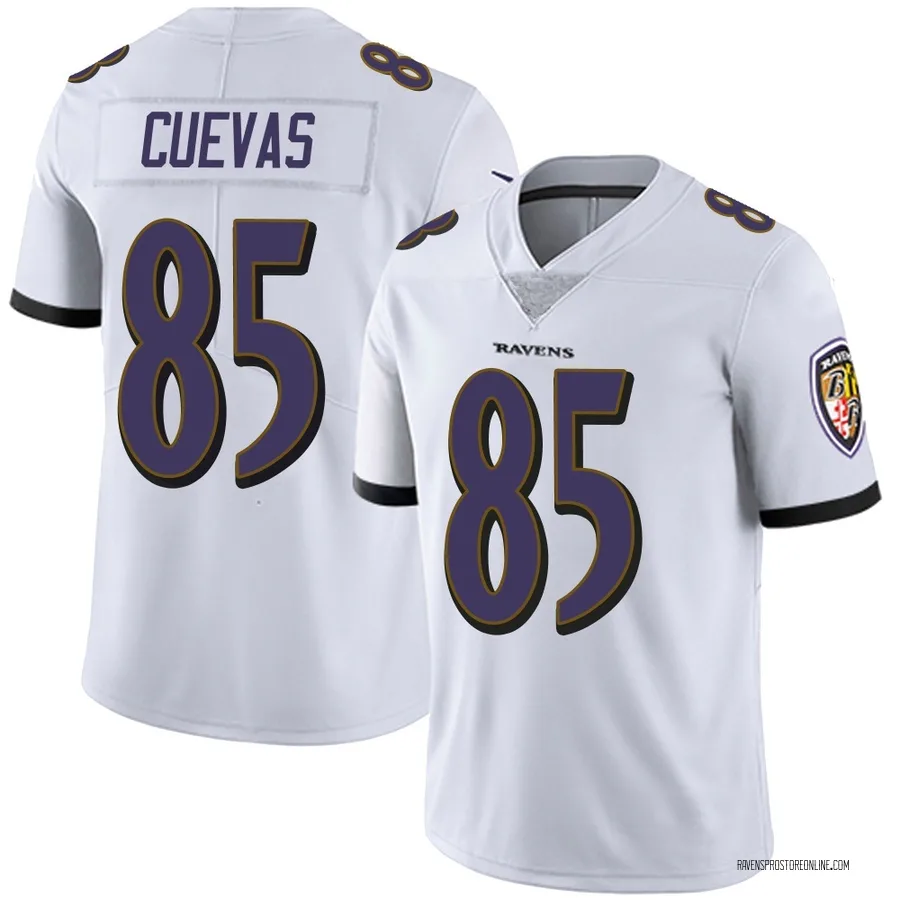 Josh Cuevas Baltimore Ravens Youth Limited Vapor Untouchable Nike Jersey - White