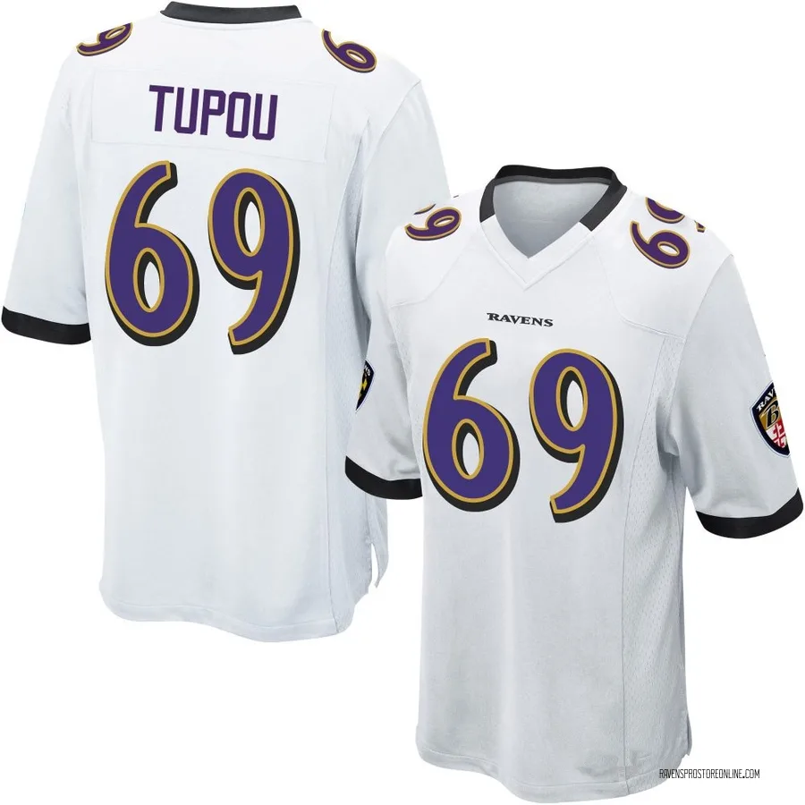 Josh Tupou Baltimore Ravens Youth Game Nike Jersey - White