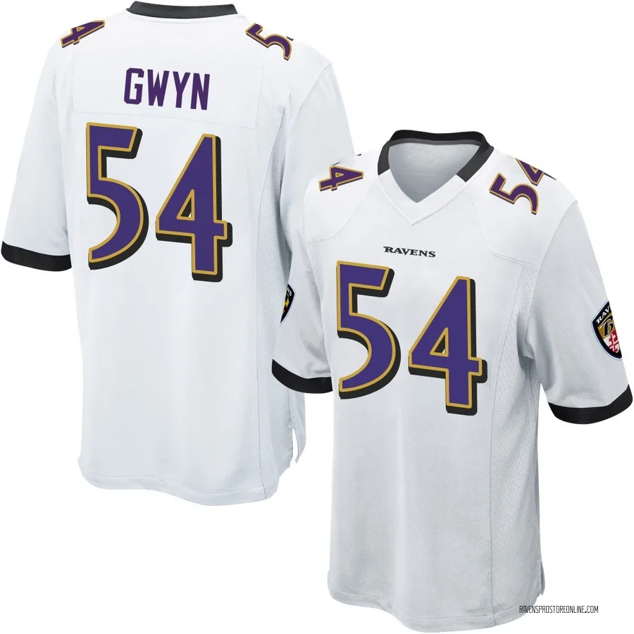 Jovaughn Gwyn Baltimore Ravens Men's Game Nike Jersey - White