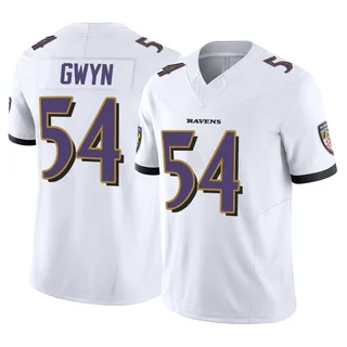 Jovaughn Gwyn Baltimore Ravens Men's Limited Vapor F.U.S.E. Nike Jersey - White