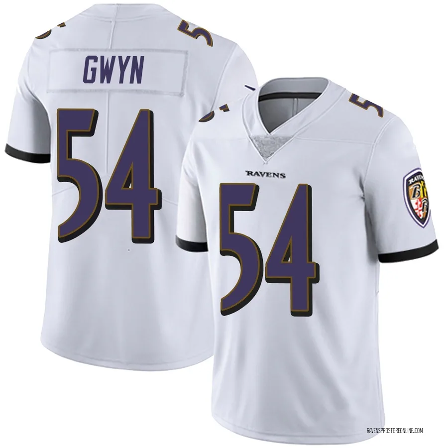 Jovaughn Gwyn Baltimore Ravens Men's Limited Vapor Untouchable Nike Jersey - White
