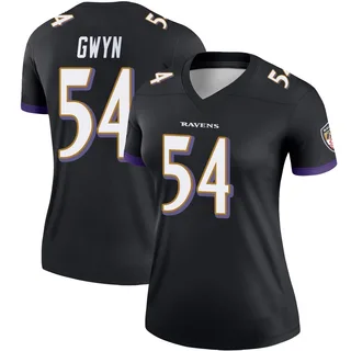 Jovaughn Gwyn Baltimore Ravens Women's Legend Nike Jersey - Black