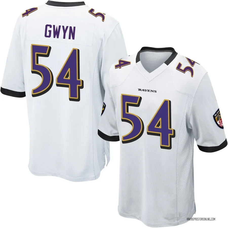Jovaughn Gwyn Baltimore Ravens Youth Game Nike Jersey - White