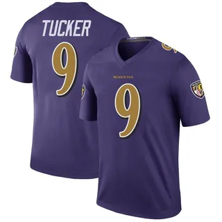 Justin Tucker Baltimore Ravens Men's Color Rush Legend Jersey - Purple