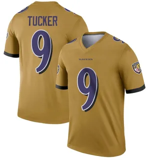 Justin Tucker Baltimore Ravens Men's Legend Inverted Nike Jersey - Gold