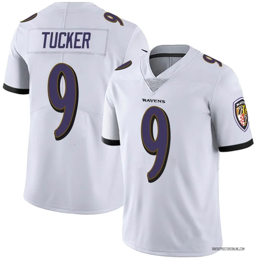 Justin Tucker Baltimore Ravens Men's Limited Vapor Untouchable Nike Jersey - White